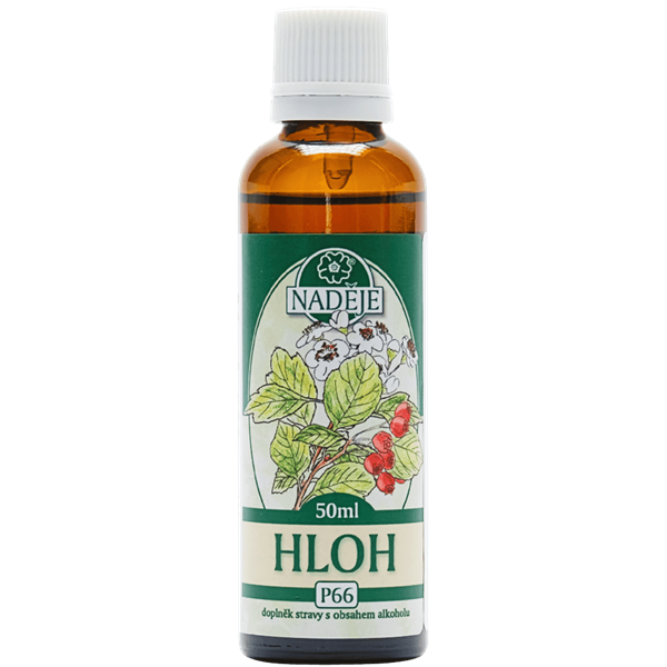 Naděje Hloh tinktura z pupenů rostlin 50 ml